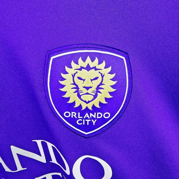 Orlando City SC Adidas Jersey Mens XXL Purple MLS Soccer Football Long Sleeve - Picture 4 of 13